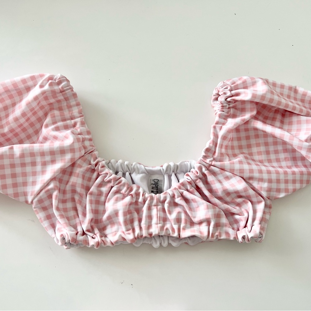 Pink Gingham Bikini Set - image 5